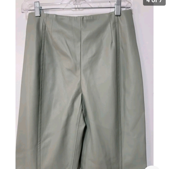 Free People Real Deal Slit Vegan Pants Size 27 - Picture 3 of 7